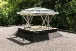 Velux Teras Pencereleri - Camlı Duman Tahliyesi